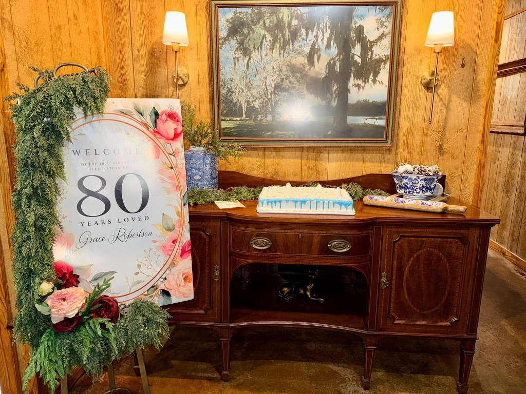 Blue and white ginger jars and candles